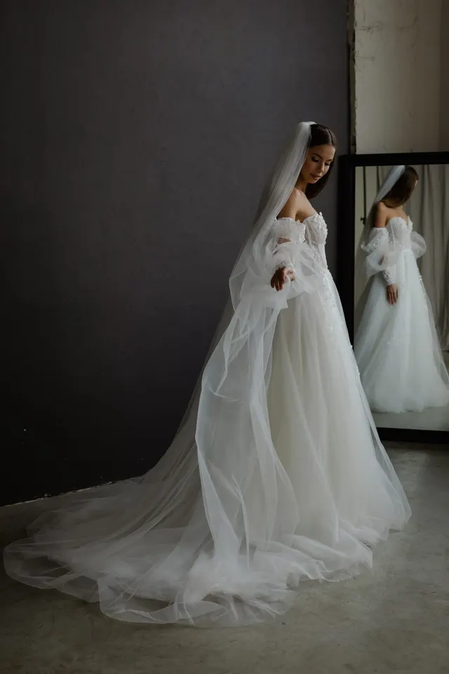 Пышная фата 3 м